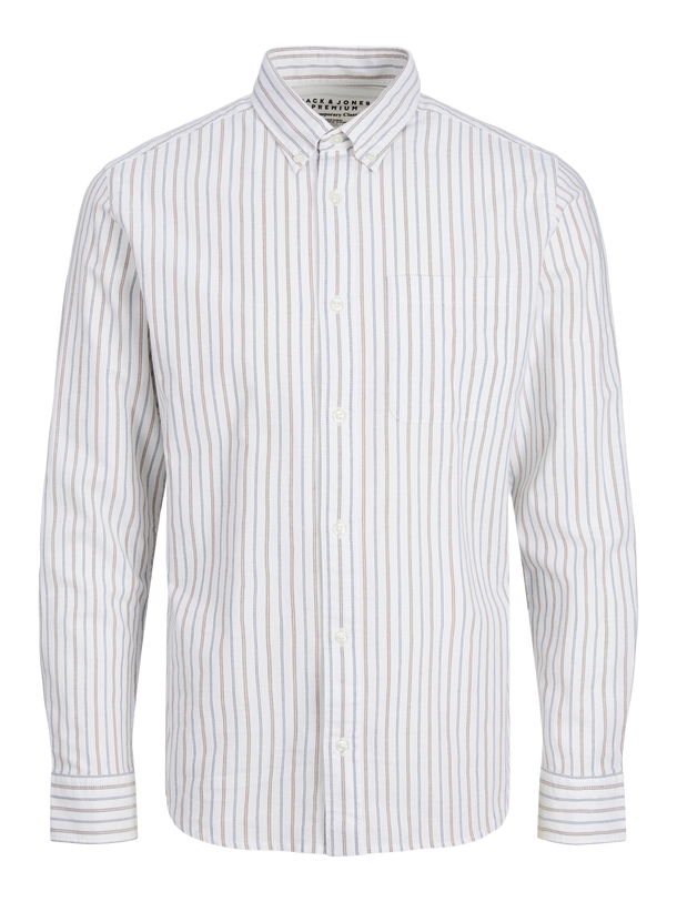 Product CAMISA BROOK OXFORD - Sargasso Sea Stripes:SLIM FIT - Image 1