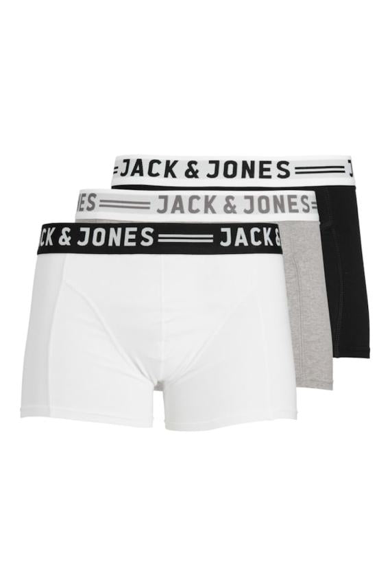 Product BOXERS PACK SENSE - Black Detail:White/Light Grey Mel. - Image 1