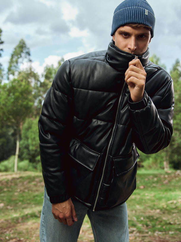 Product CAMPERA PUFFER RUDY - Black Detail:PU - Image 6