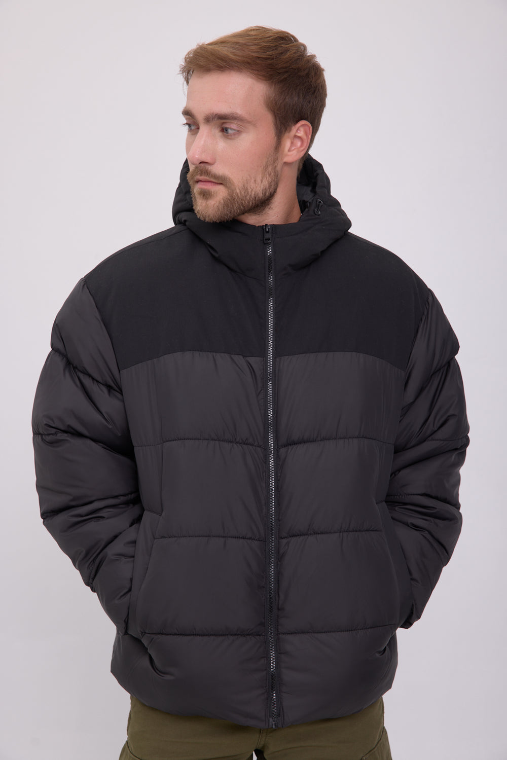 CAMPERA PUFFER MOON - Black