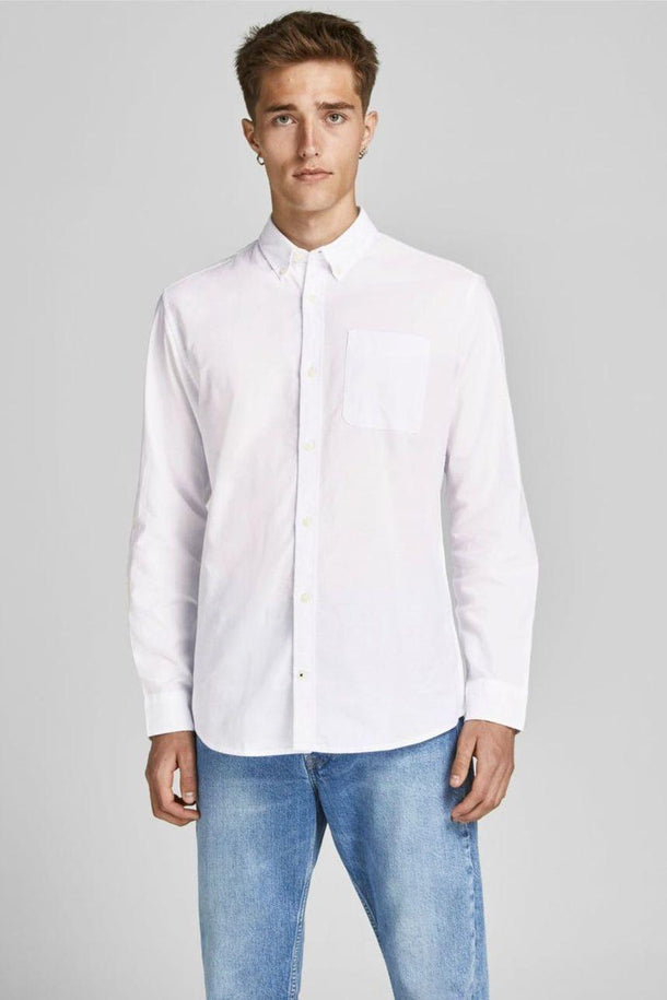 Product CAMISA CLASSIC OXFORD - White Fit:SLIM FIT - Image 4