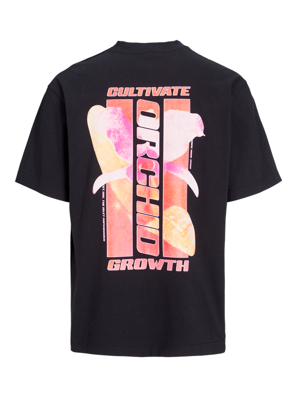 Product CAMISETA INTERLUDE FLORAL - Black - Image 1