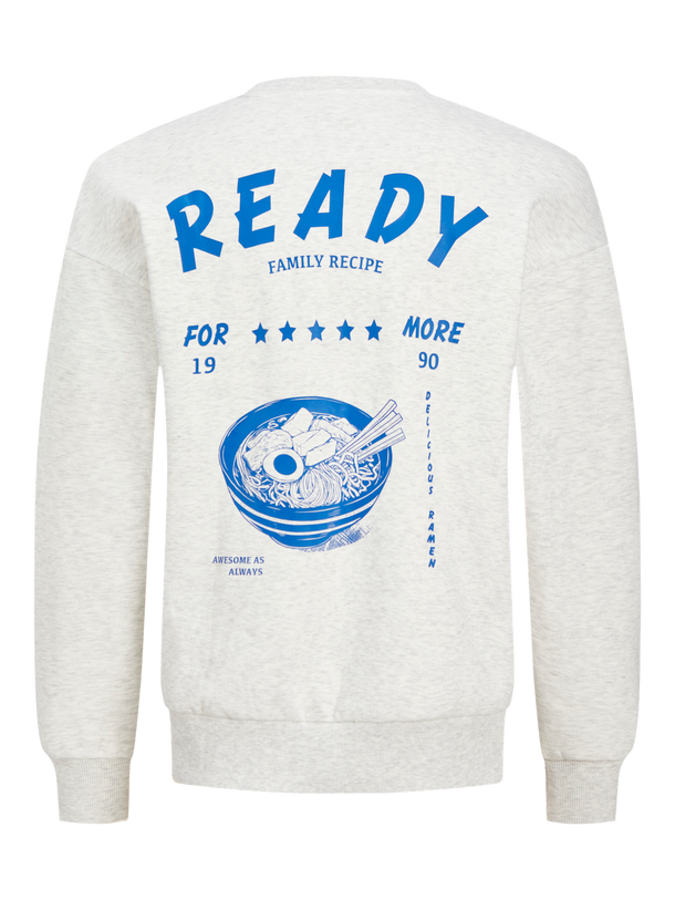 Product BUZO CHARGE PRINTED-White Melange - Image 1