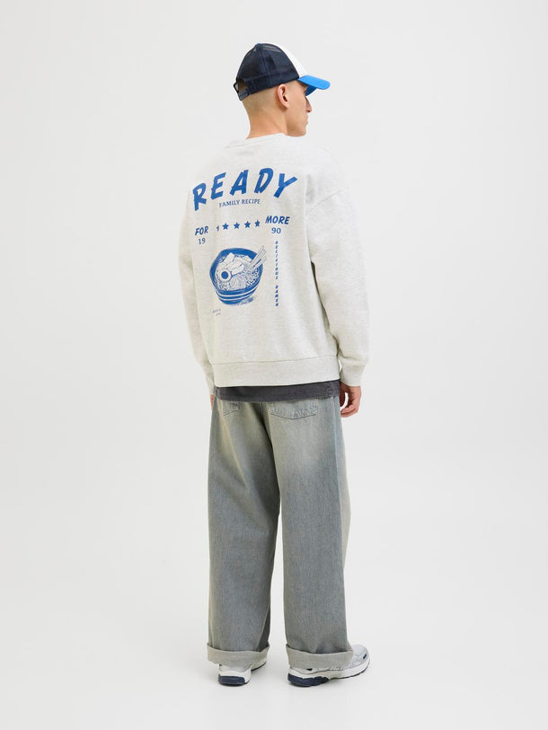 Product BUZO CHARGE PRINTED-White Melange - Image 3