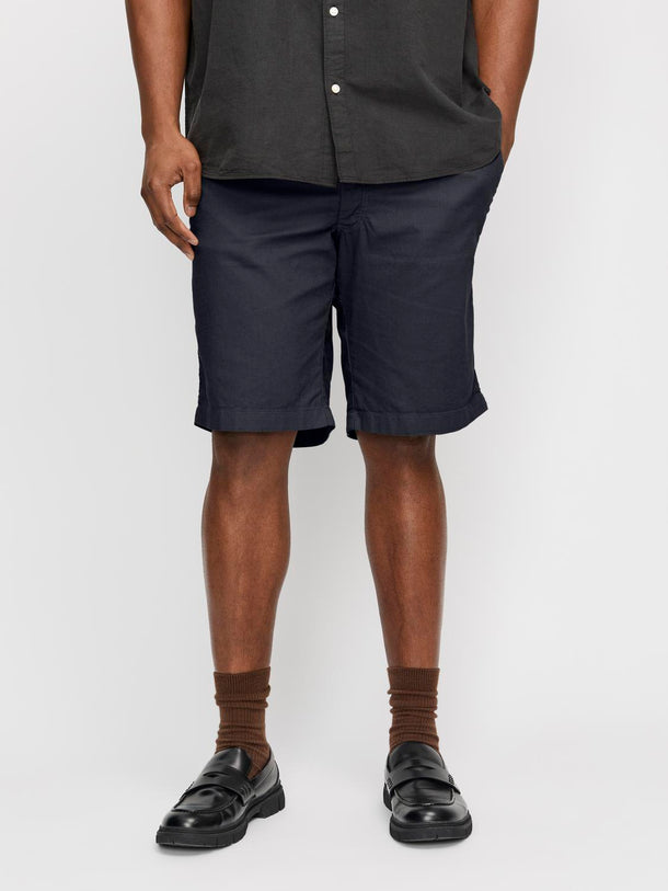 Product SHORT DE LINO BONDI PLUS - Dark Navy - Image 4