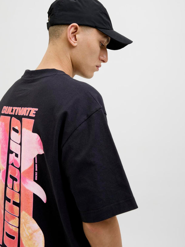 Product CAMISETA INTERLUDE FLORAL - Black - Image 4