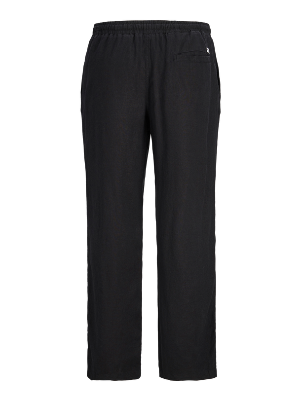 Product PANTALÓN DE LINO PAROS - Black - Image 2