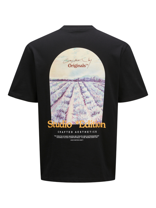 Product CAMISETA SPLIT PAINTING - Black - Image 1