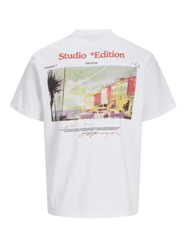 Product CAMISETA SPLIT PAINTING - Bright White - Image 7