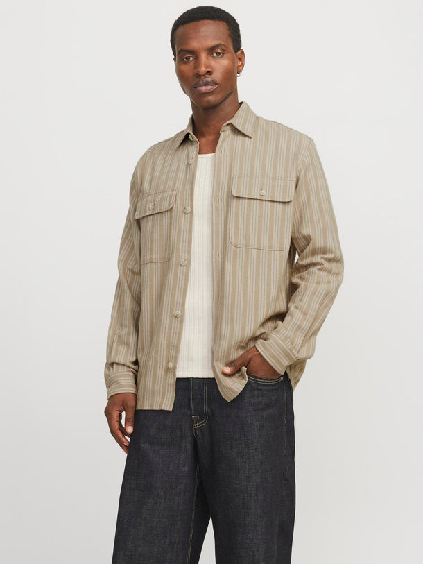 Product SOBRECAMISA DE LINO RAYMOND-Greige Fit:COMFORT FIT - Image 5