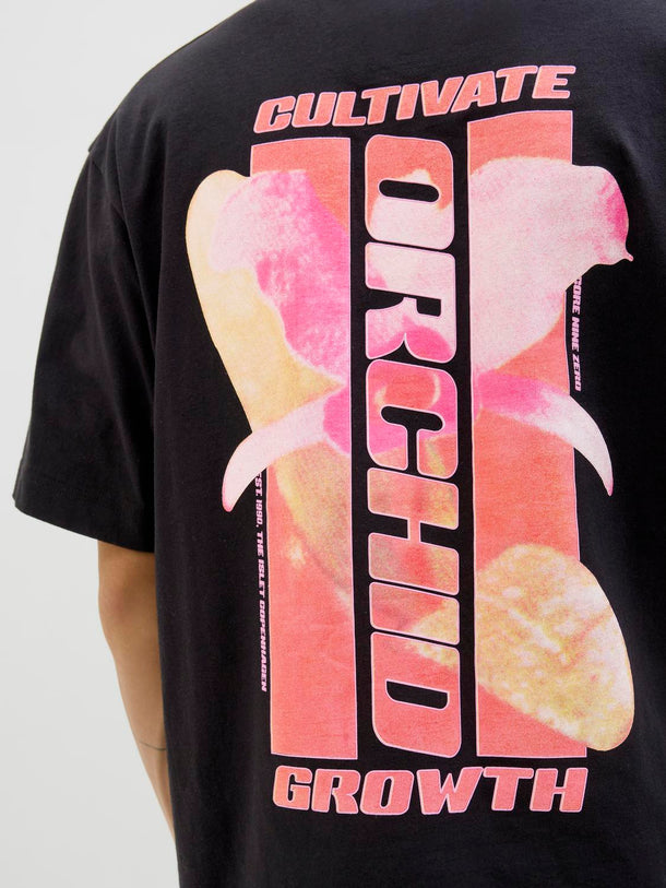 Product CAMISETA INTERLUDE FLORAL - Black - Image 3