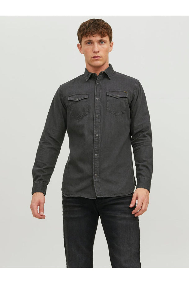 Product CAMISA SHERIDAN - Black Denim Fit:Slim - Image 4