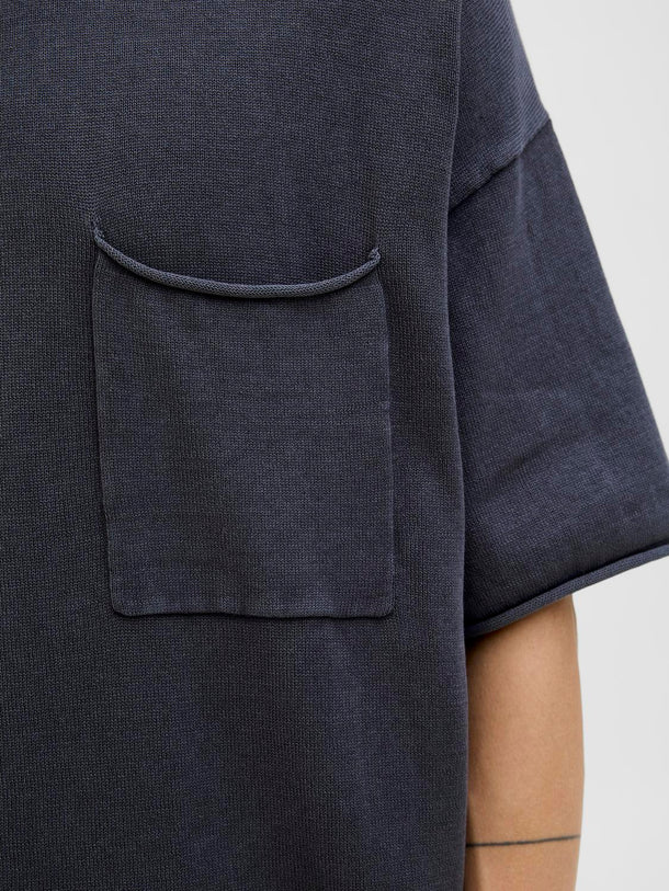 Product CAMISETA RELAXED CON BOLSILLO LEON-Blue Nights - Image 2