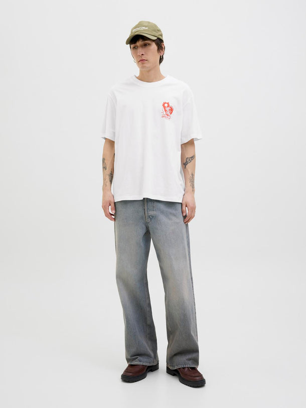 Product CAMISETA LOOSE ESTAMPADA BELLAGIO - Bright White - Image 5