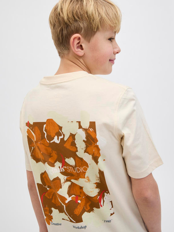 Product CAMISETA REGULAR ESTAMPADA VARENNA JNR - Antique White - Image 1
