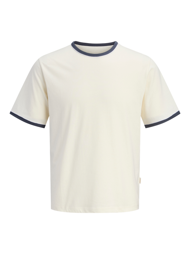 Product CAMISETA REGULAR MANGA CORTA DETALLE - Antique White - Image 1