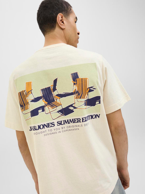 Product CAMISETA RELAXED ESTAMPADA TAVIRA - Antique White - Image 4