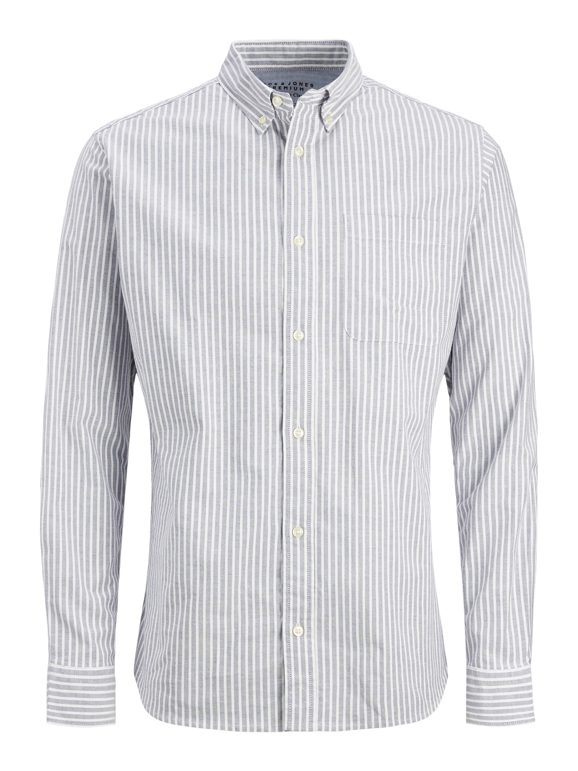 CAMISA BROOK OXFORD - Bering Sea Stripes:SLIM FIT