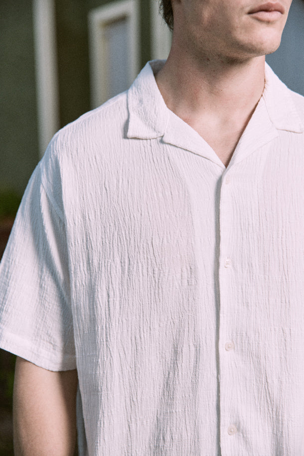 Product CAMISA RESORT LUKE-Cloud Dancer - Image 4