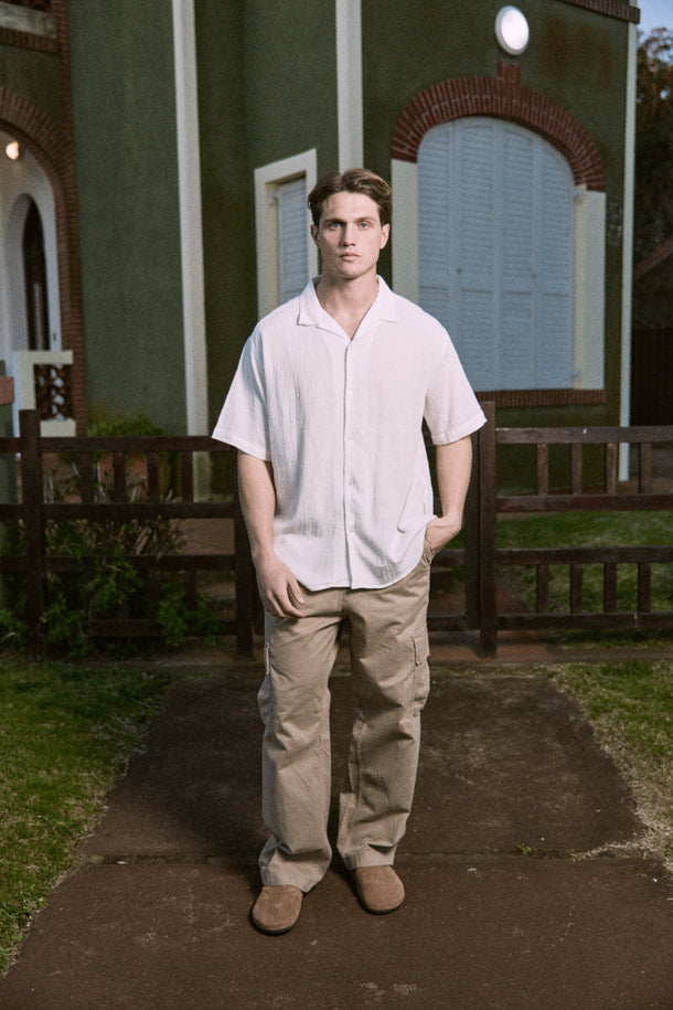 Product CAMISA RESORT LUKE-Cloud Dancer - Image 2