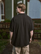 CAMISA RELAXED CRINKLE LUKE - Black