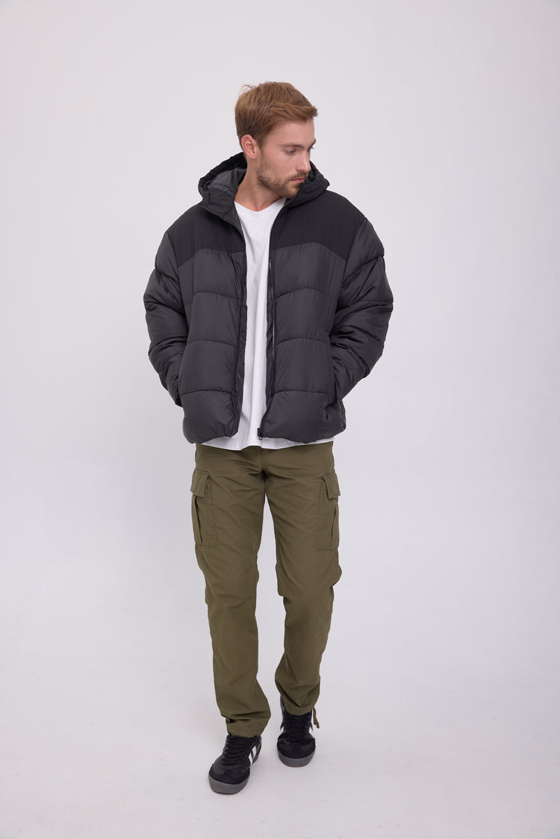 CAMPERA PUFFER MOON - Black