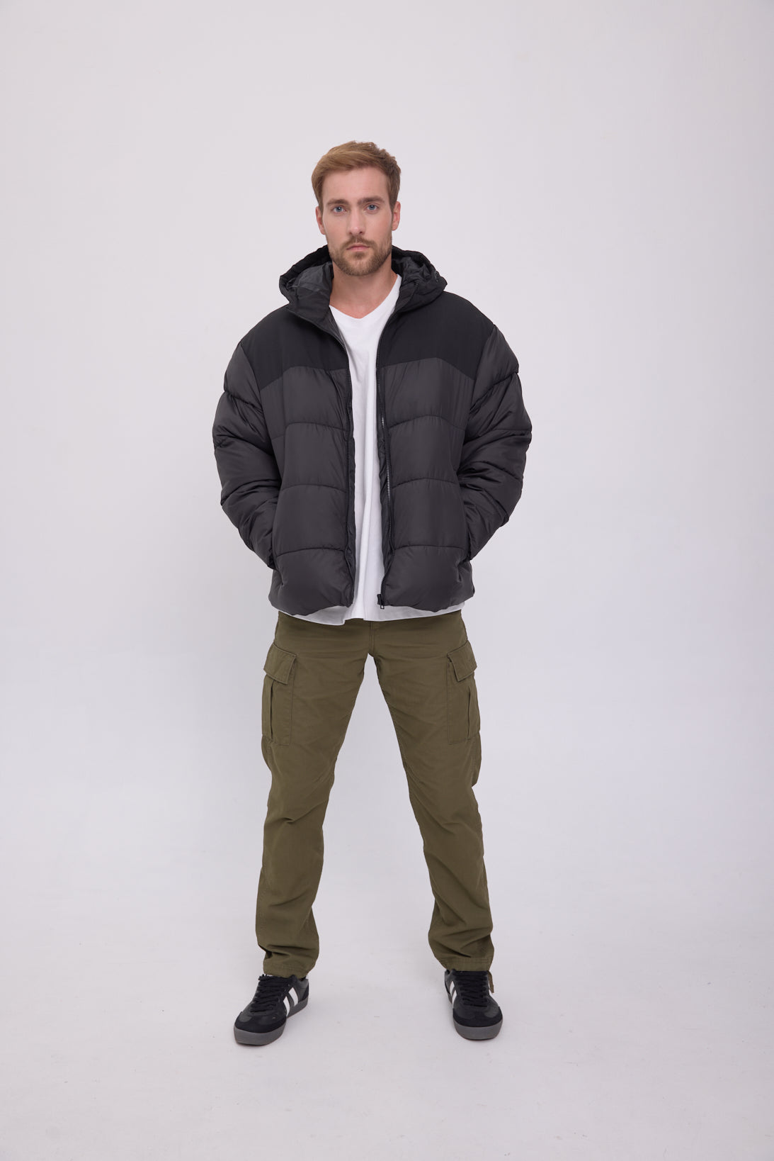CAMPERA PUFFER MOON - Black