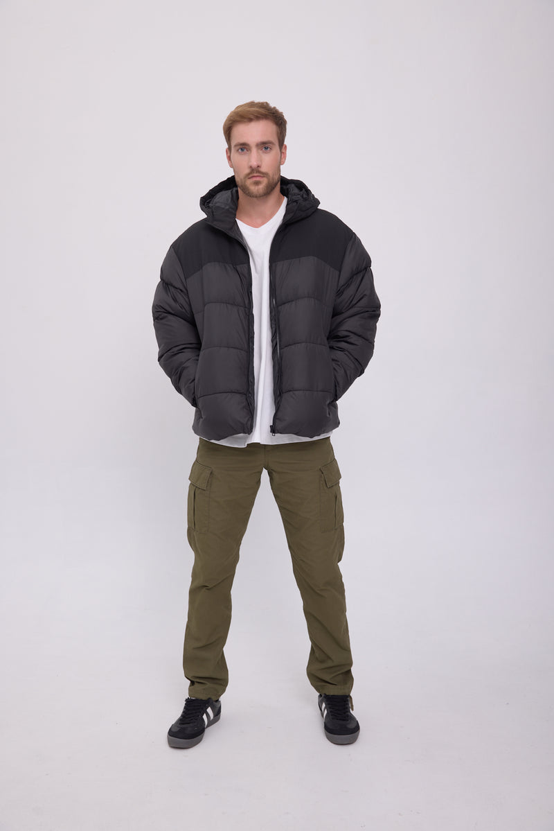 CAMPERA PUFFER MOON - Black
