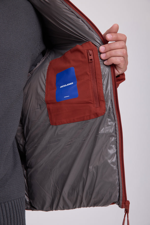 Product CAMPERA PUFFER VESTERBRO - Brandy Brown - Image 3