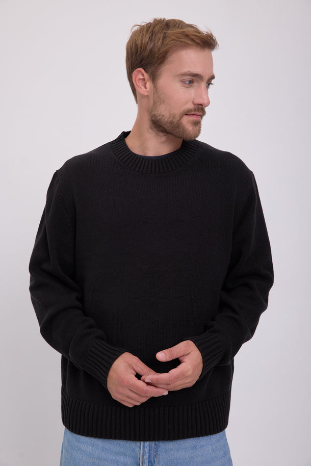 Product SWEATER FREDERIKSBERG - Black - Image 3