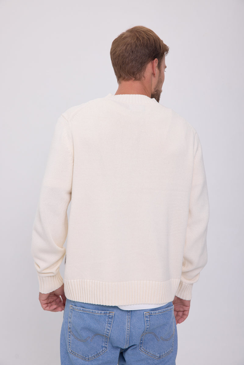SWEATER FREDERIKSBERG - Sea Salt