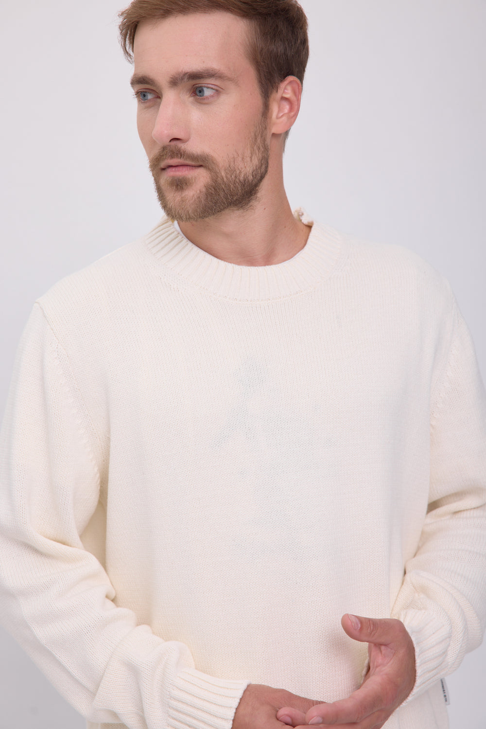 SWEATER FREDERIKSBERG - Sea Salt