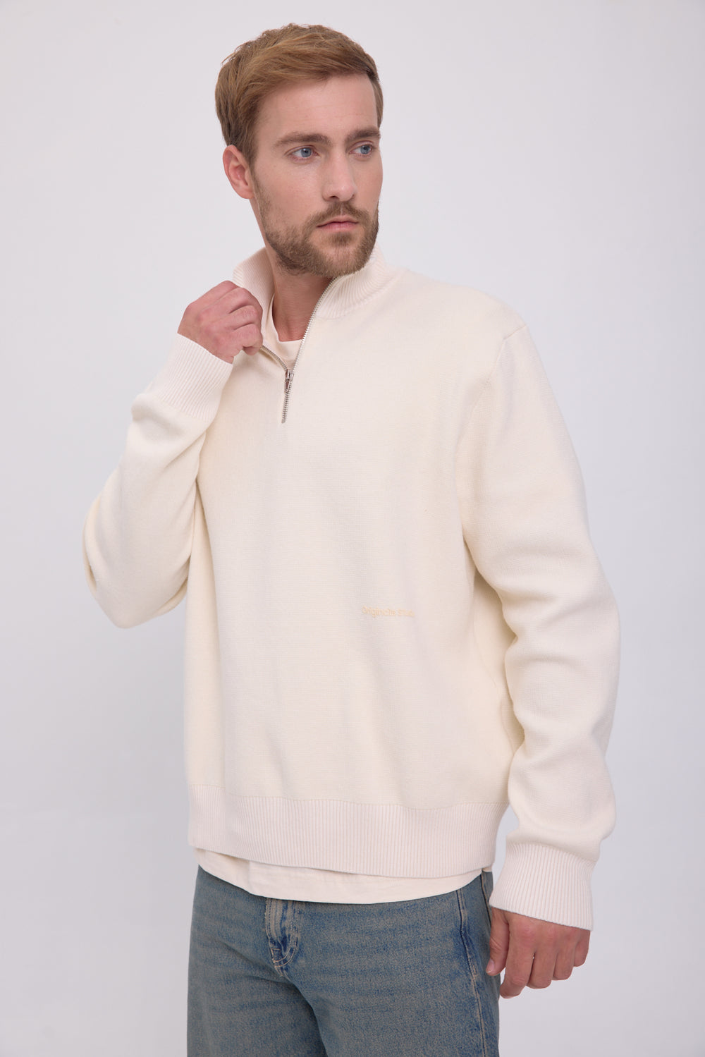 SWEATER FREDERIKSBERG - Sea Salt