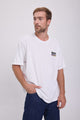 CAMISETA SALON - Bright White Print:RUNNING RABBIT