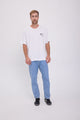 CAMISETA REAL MEAL - Bright White Print:CAKE