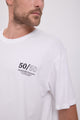 CAMISETA REAL MEAL - Bright White Print:CAKE