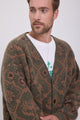 SWEATER MAGNO - Olive Night Pattern:brown pattern