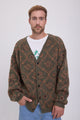 SWEATER MAGNO - Olive Night Pattern:brown pattern
