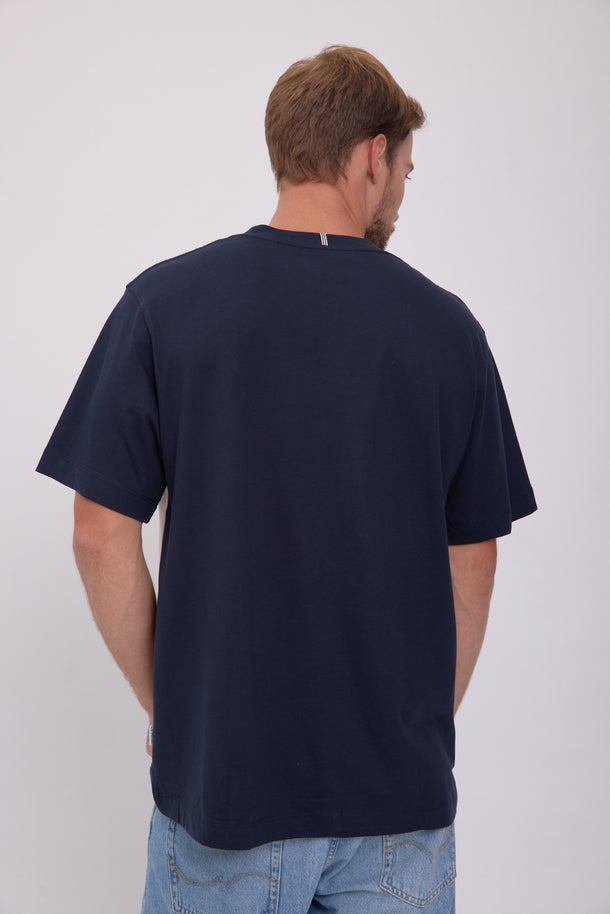 Product CAMISETA FREDERIKSBERG MARGATE - Sky Captain Detail:ANTIQUE WHITE BLOCKING - Image 2