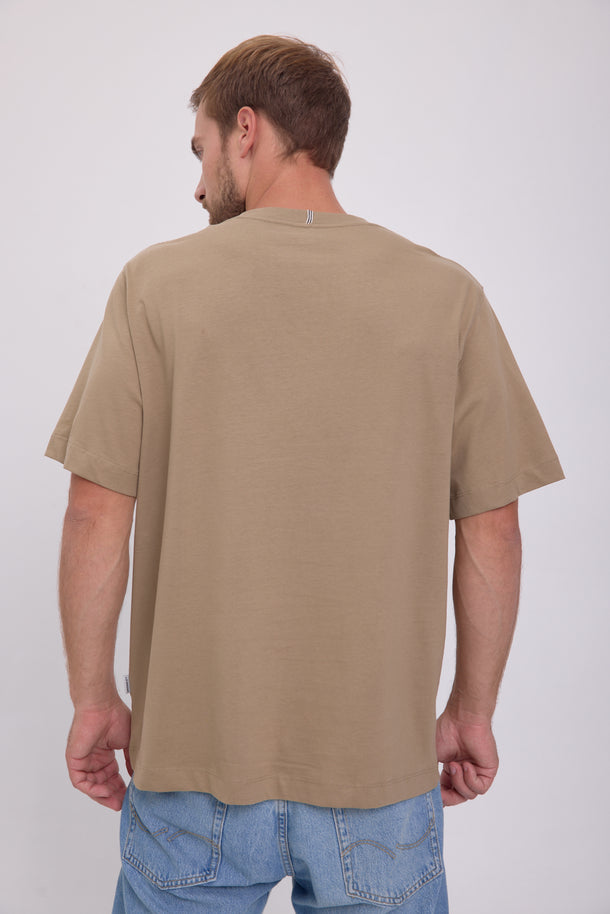 Product CAMISETA FREDERIKSBERG MARGATE - Silver Sage Detail:ANTIQUE WHITE BLOCKING - Image 2