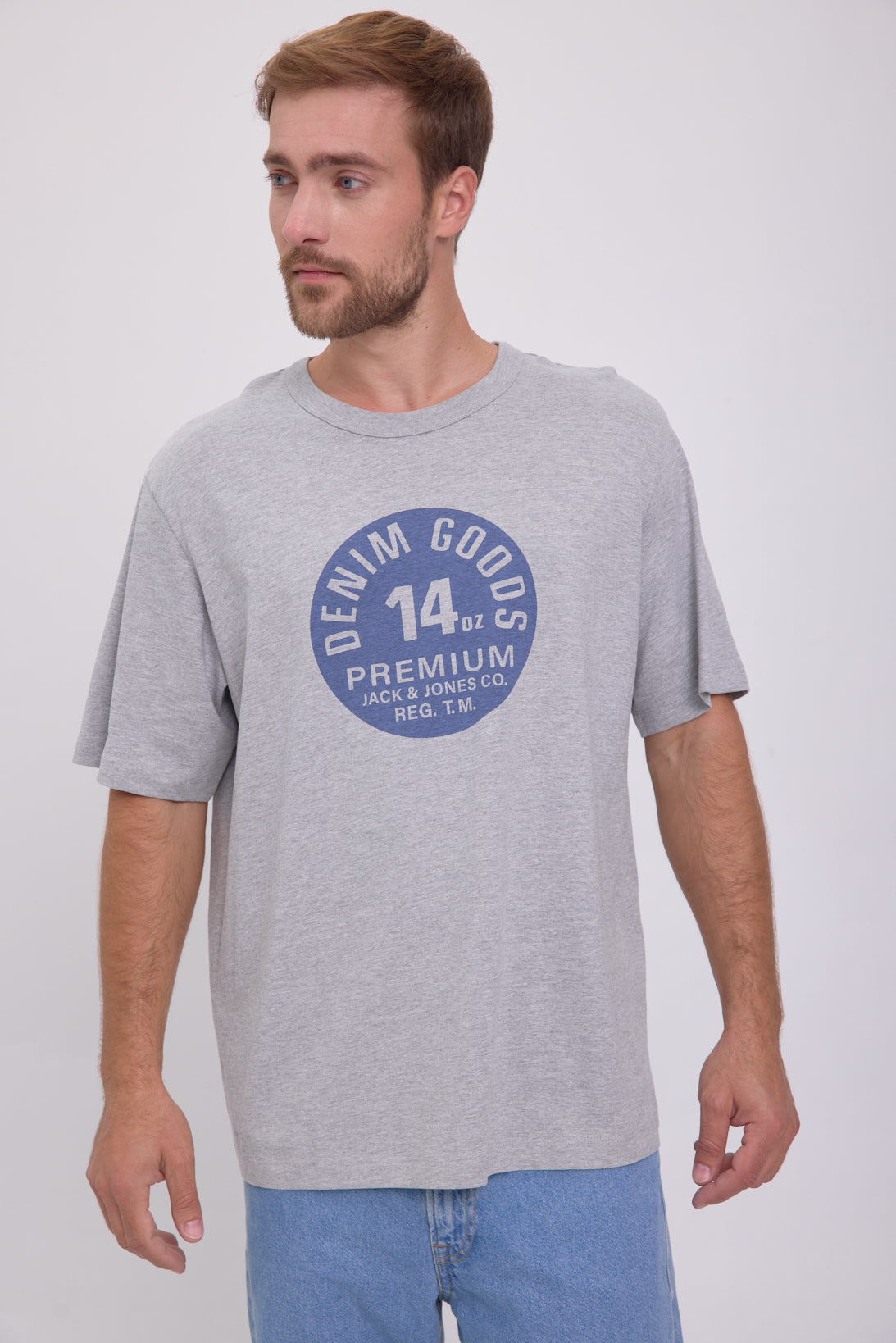 CAMISETA RASHFORD  - Light Grey Melange