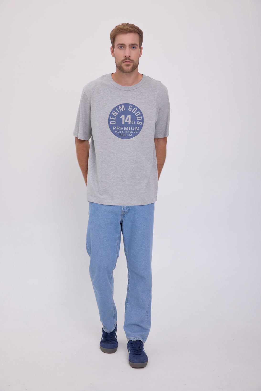 CAMISETA RASHFORD  - Light Grey Melange