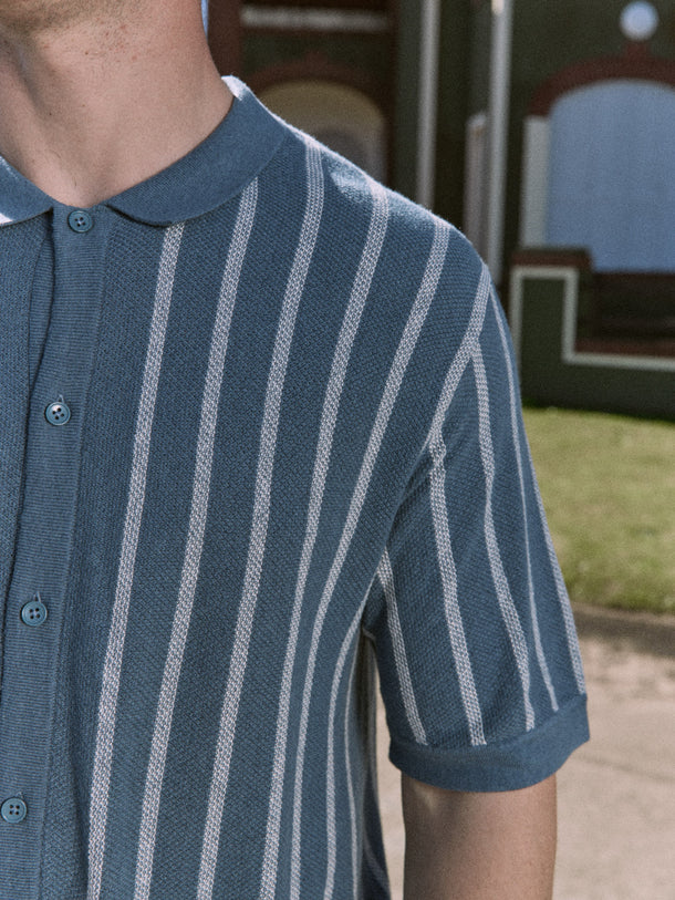 Product POLO EMIL - Oceanview Stripes:w. Cloud Dancer stripes - Image 9