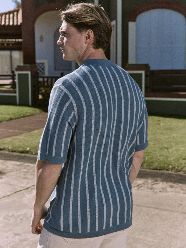 Product POLO EMIL - Oceanview Stripes:w. Cloud Dancer stripes - Image 11