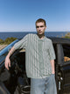 POLO EMIL - Iceberg Green Stripes:w. Cloud Dancer stripes