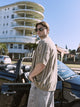 POLO EMIL - Coriander Stripes:w. Cloud Dancer stripes