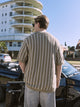 POLO EMIL - Coriander Stripes:w. Cloud Dancer stripes