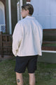 CAMPERA WORKER CON CUELLO CAMISERO RETIRO COACH - Antique White