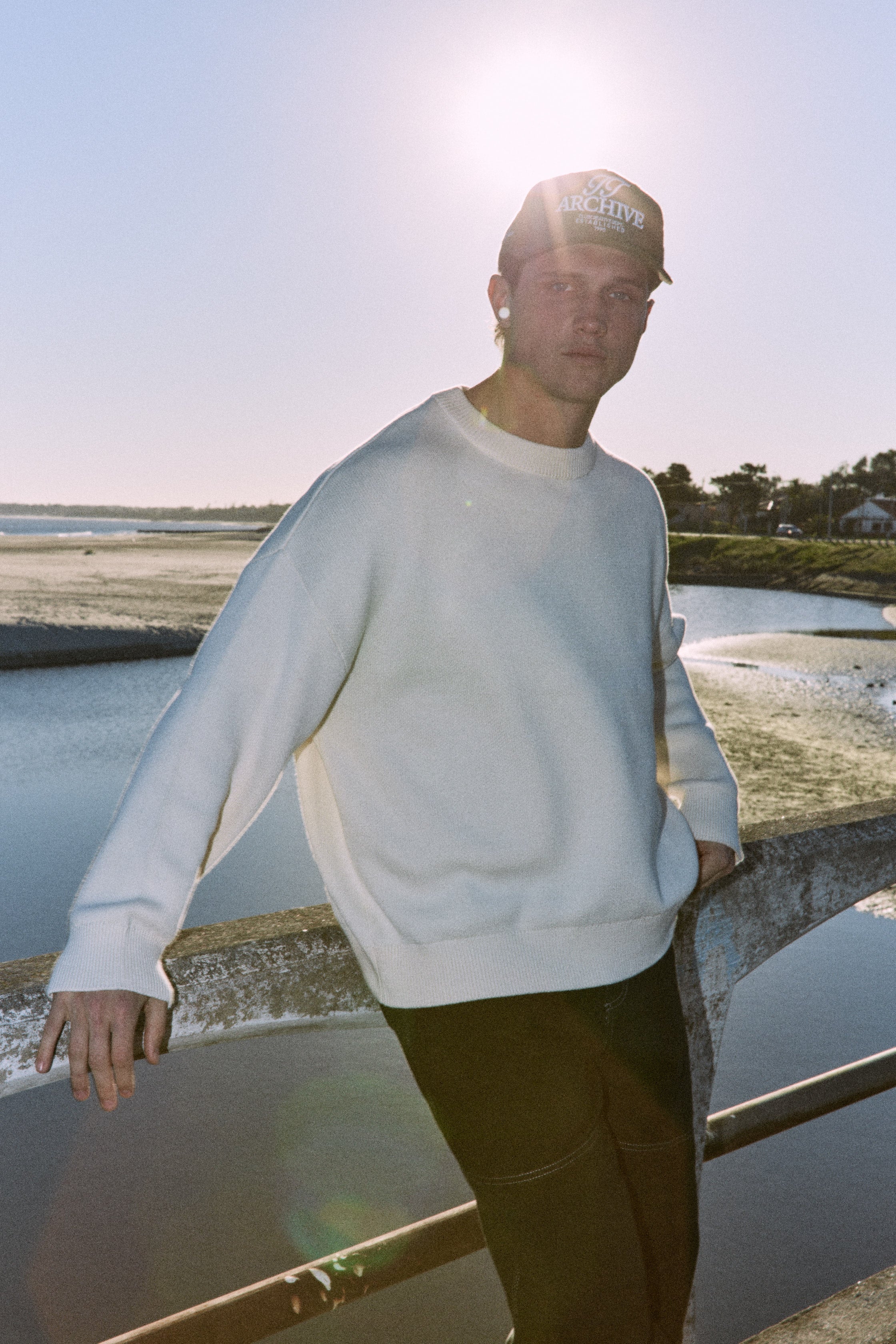 SWEATER OVERSIZE TEJIDO KOBE - Sea Salt