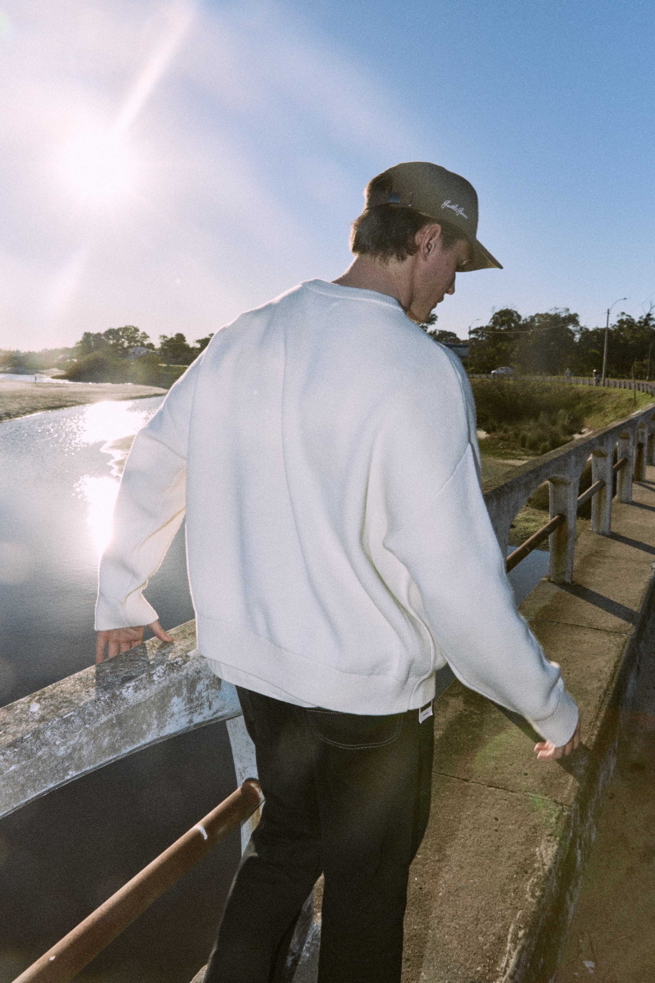 SWEATER OVERSIZE TEJIDO KOBE - Sea Salt